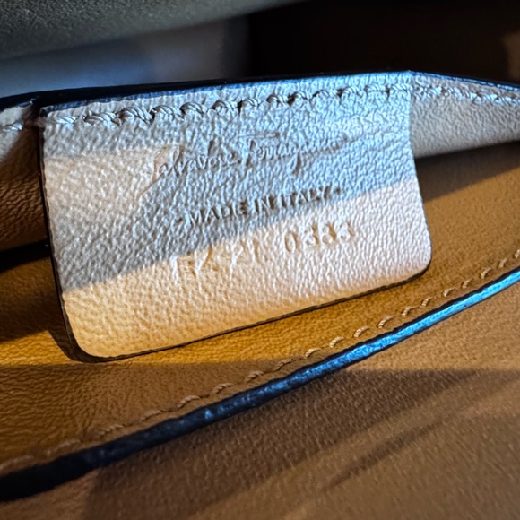 Salvatore Ferragamo Burgundy Crossbody Bag - Picture 9 of 9